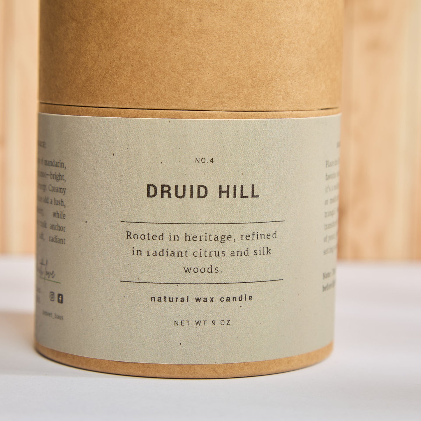 Druid Hill Candle – Citrus Sandalwood Candle Inspired by Baltimore’s Boldest Park