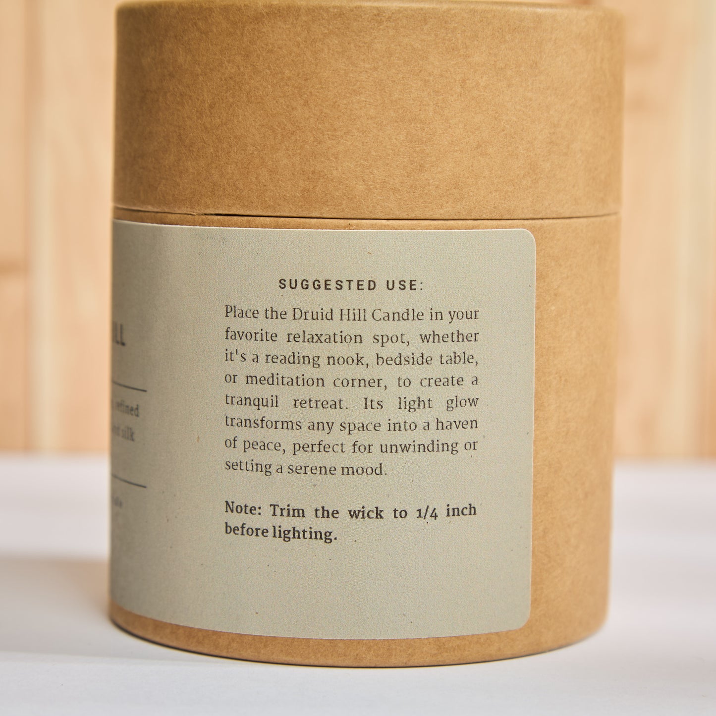 Druid Hill Candle – Citrus Sandalwood Candle Inspired by Baltimore’s Boldest Park