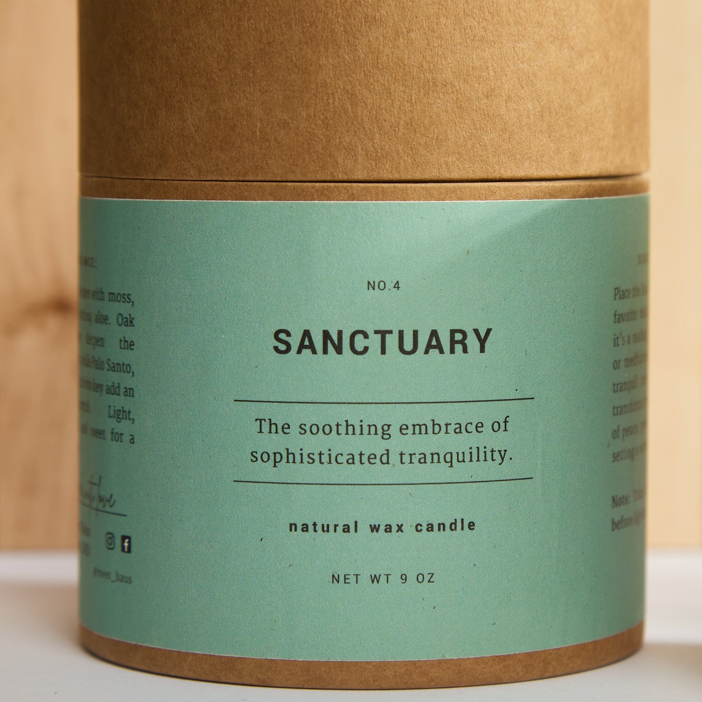 Sanctuary Candle – A Smooth Palo Santo Fragrance
