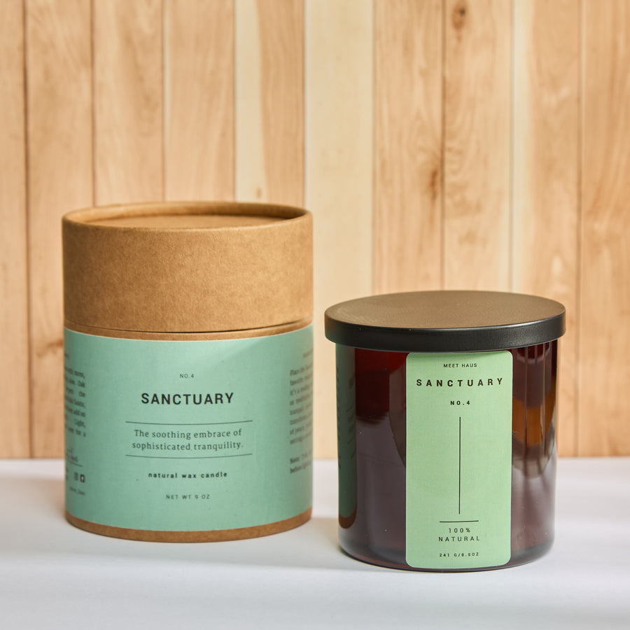Sanctuary: Composed Palo Santo & Moss. For Rooms That Ask for Quiet.