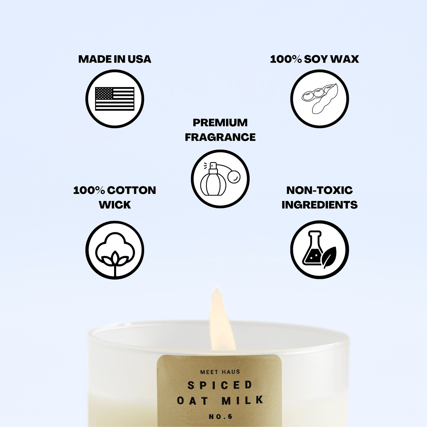Forest Bathing Candle – Fresh, Invigorating Scent with Natural Soy Wax - Meet Haus