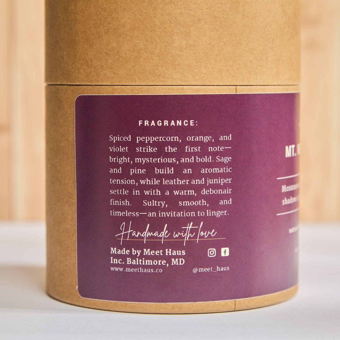 Mt. Vernon Candle – A Sophisticated City Candle Rooted in Baltimore’s Cultural Legacy