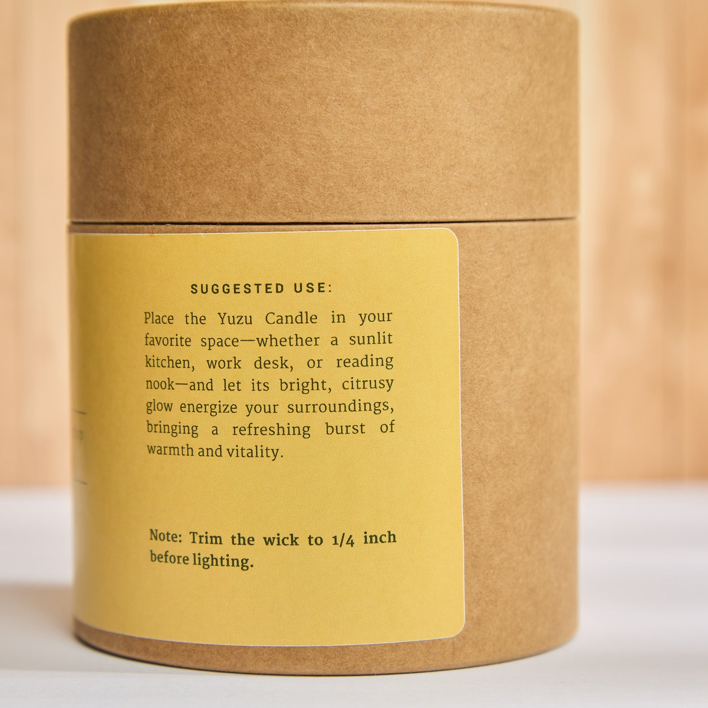Yuzu Candle