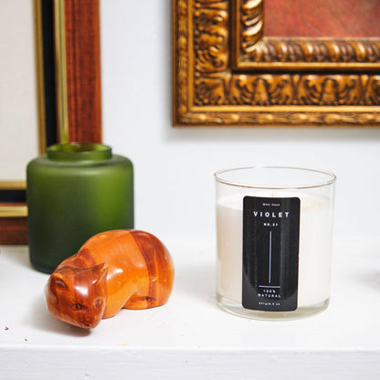 Violet Candle – A Sophisticated Floral Soy Candle for Elegance and Calm - Meet Haus