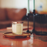 Patchouli Balsam Candle – Sweet and Earthy Soy Candle in Elegant Glass Vessel - Meet Haus