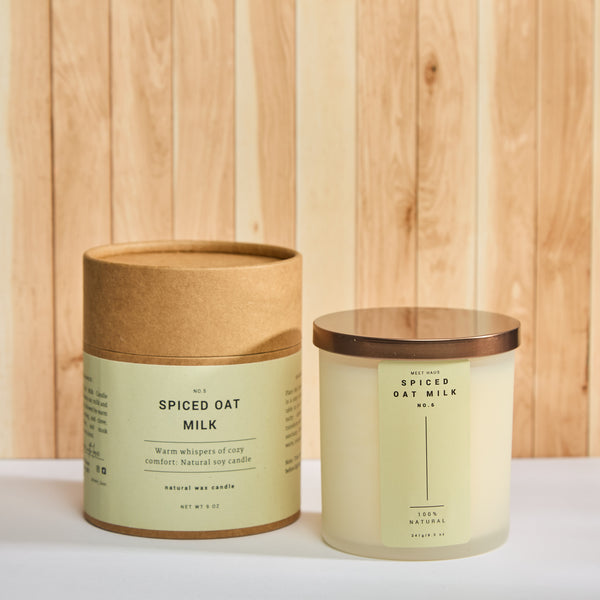 Spiced Oat Milk Candle – A Creamy, Comforting Escape in a Jar
