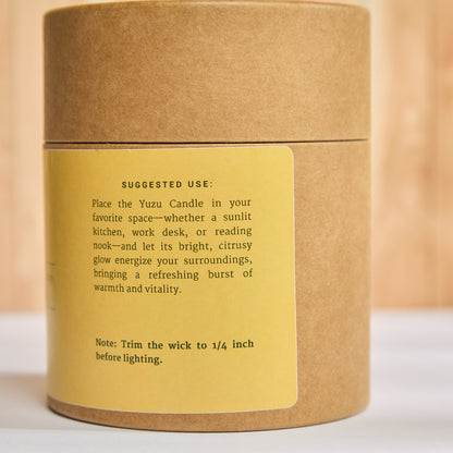 Yuzu Candle