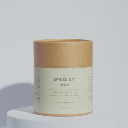 Spiced Oat Milk Candle – A Creamy, Comforting Escape in a Jar
