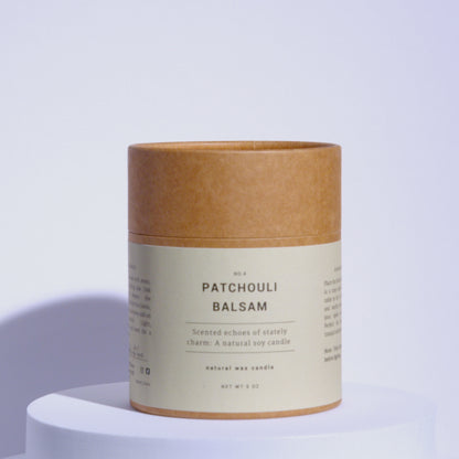 Patchouli Balsam Candle – Sweet and Earthy Soy Candle